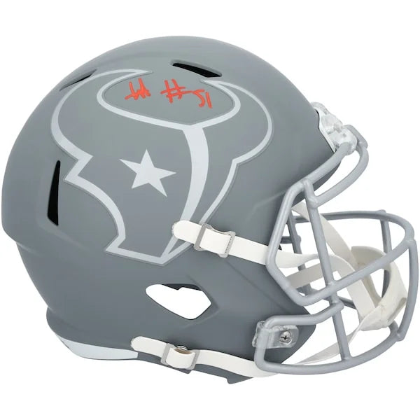 Will Anderson Jr. Signed Texans Riddell Helmet | 2024 Slate Speed