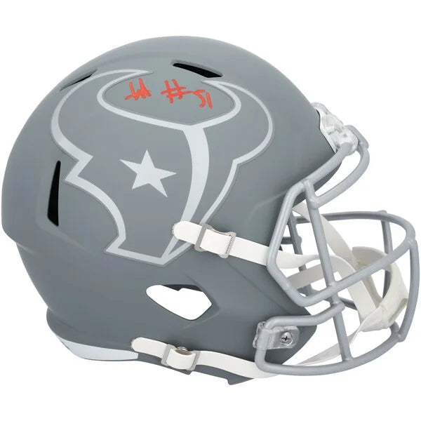 Will Anderson Jr. Signed Texans Riddell Helmet | 2024 Slate Speed