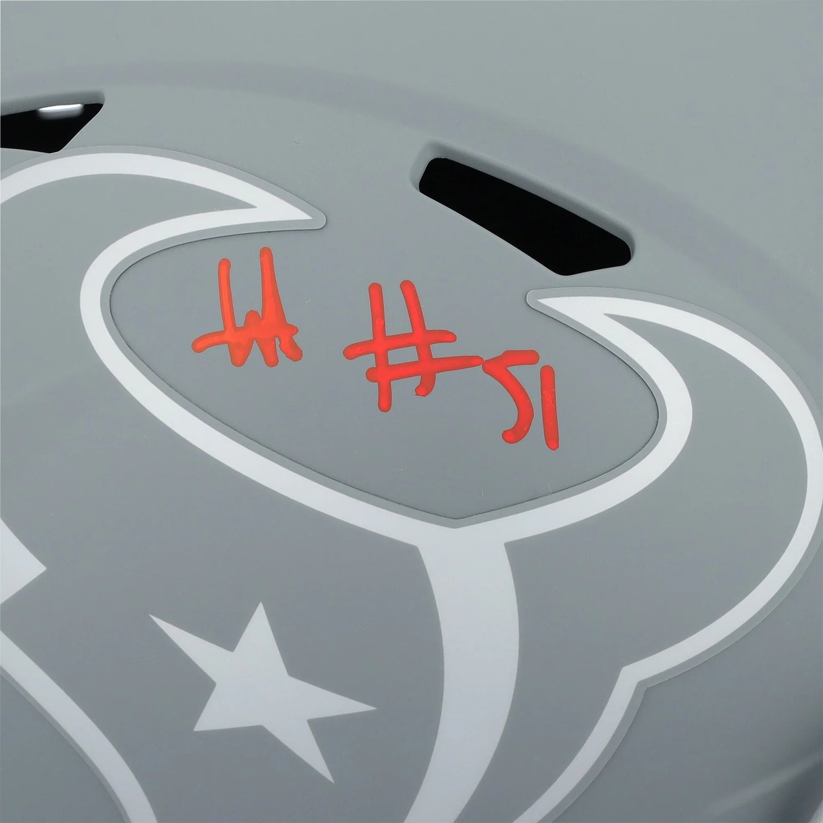 Will Anderson Jr. Signed Texans Riddell Helmet | 2024 Slate Speed