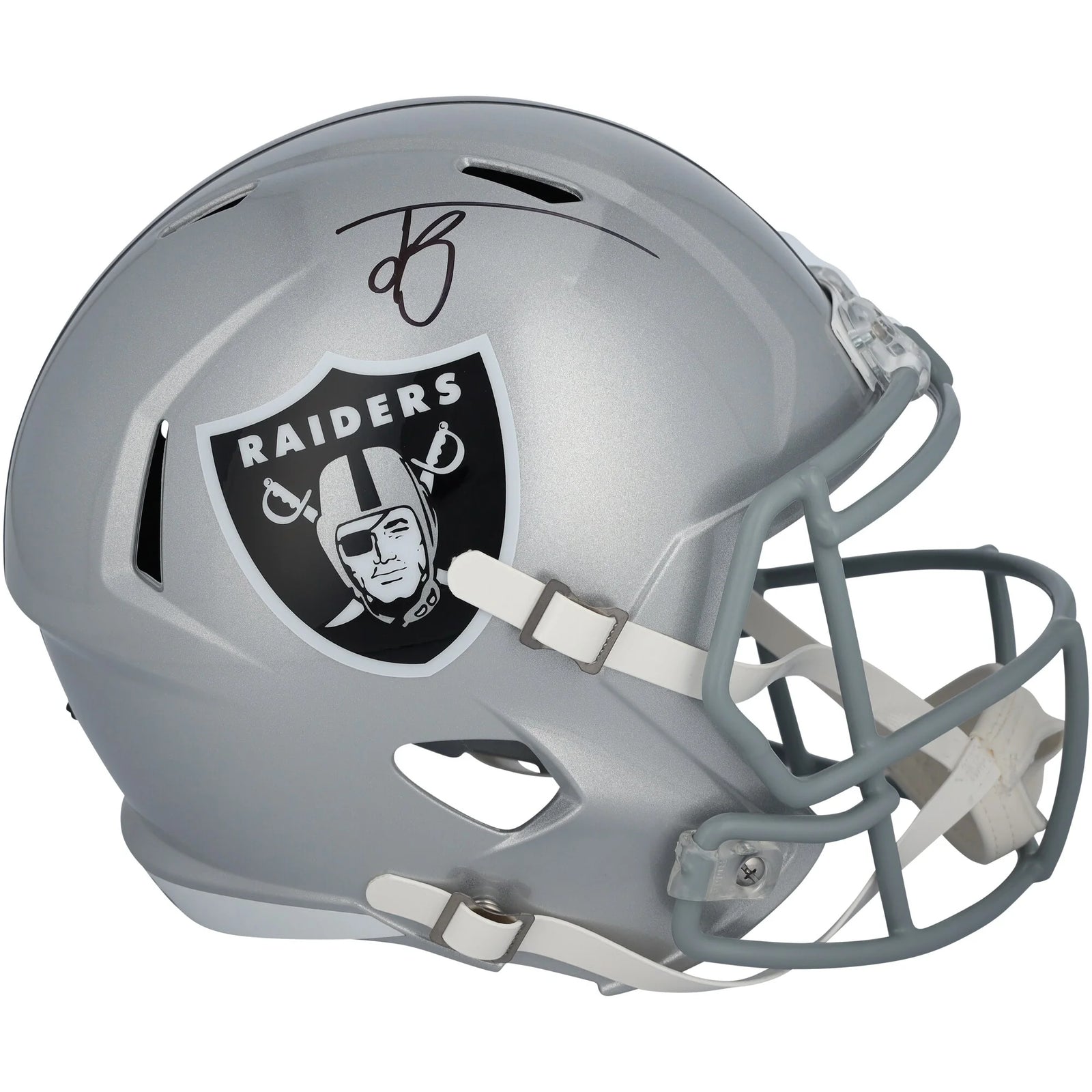 Jack Bech Signed Las Vegas Raiders Riddell Speed Replica Helmet | Authenticated