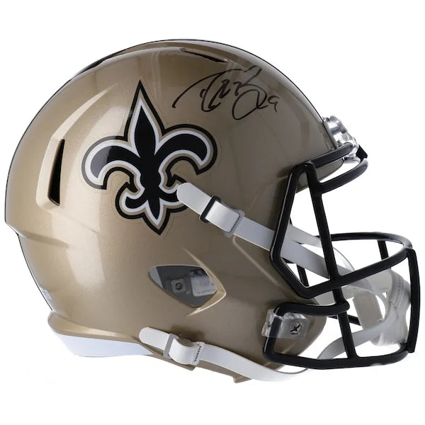 Drew Brees Signed New Orleans Saints Riddell Speed Replica Helmet | Authenticated
