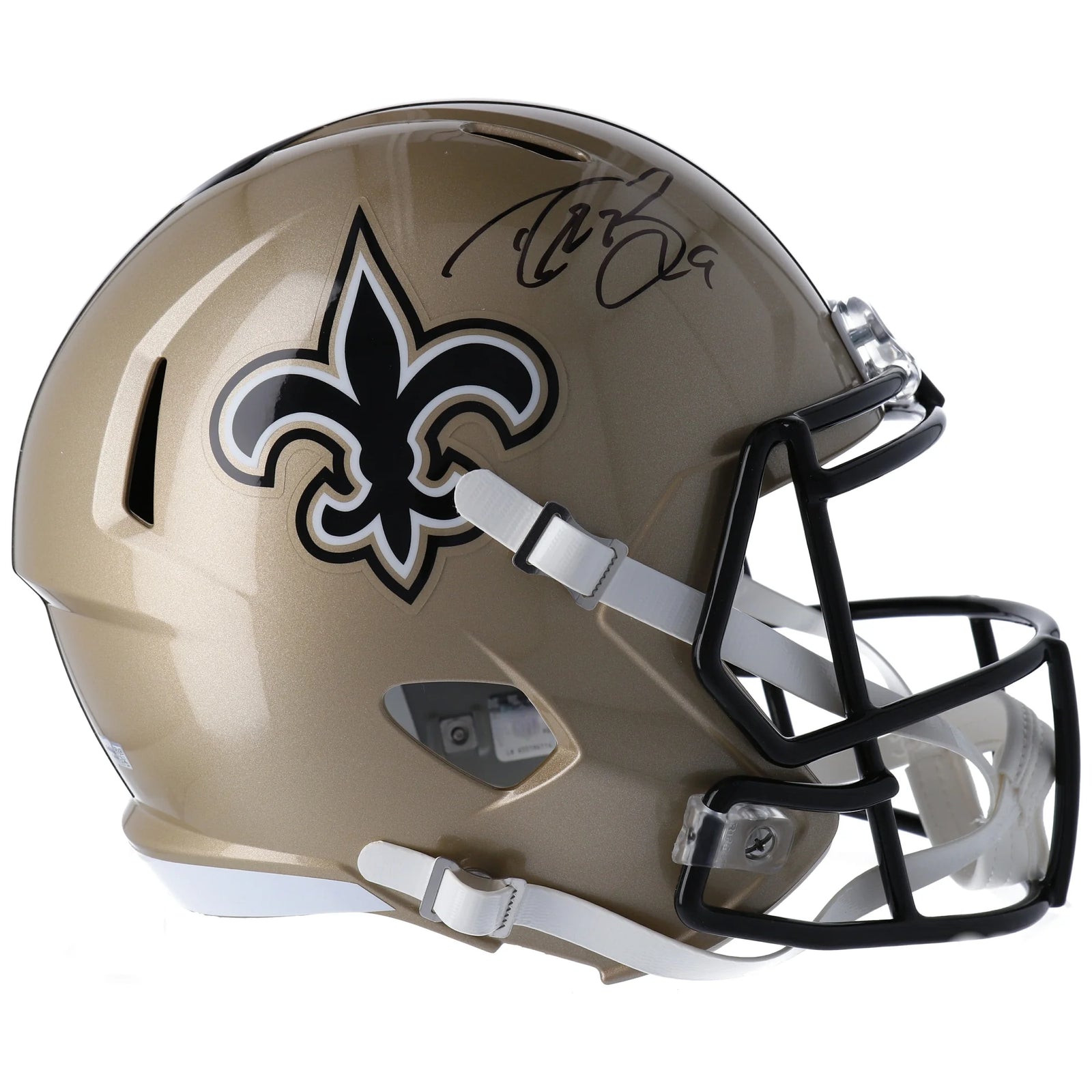 Drew Brees Signed New Orleans Saints Riddell Speed Replica Helmet | Authenticated