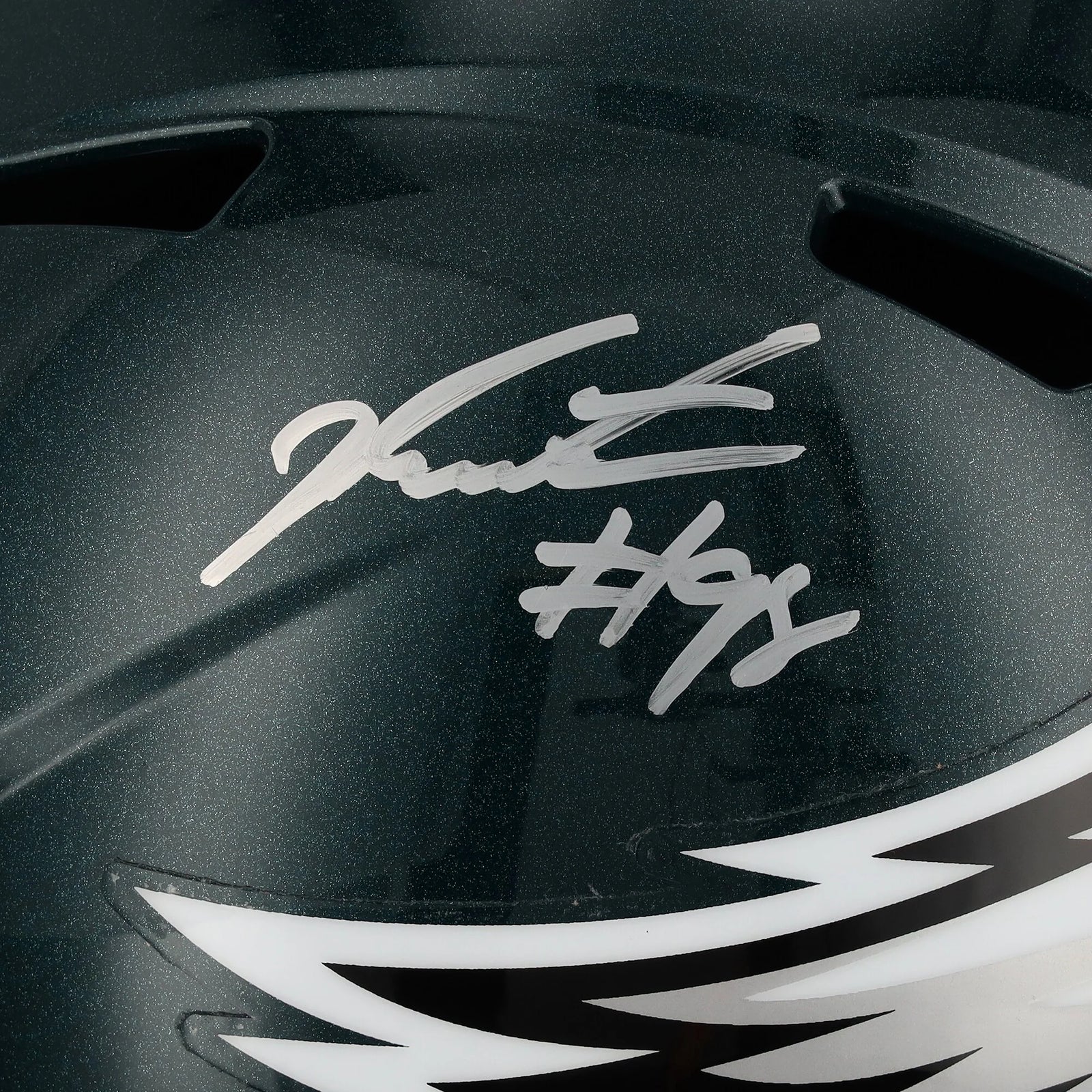Jalen Carter Signed Philadelphia Eagles Riddell Speed Replica Helmet | Authenticated