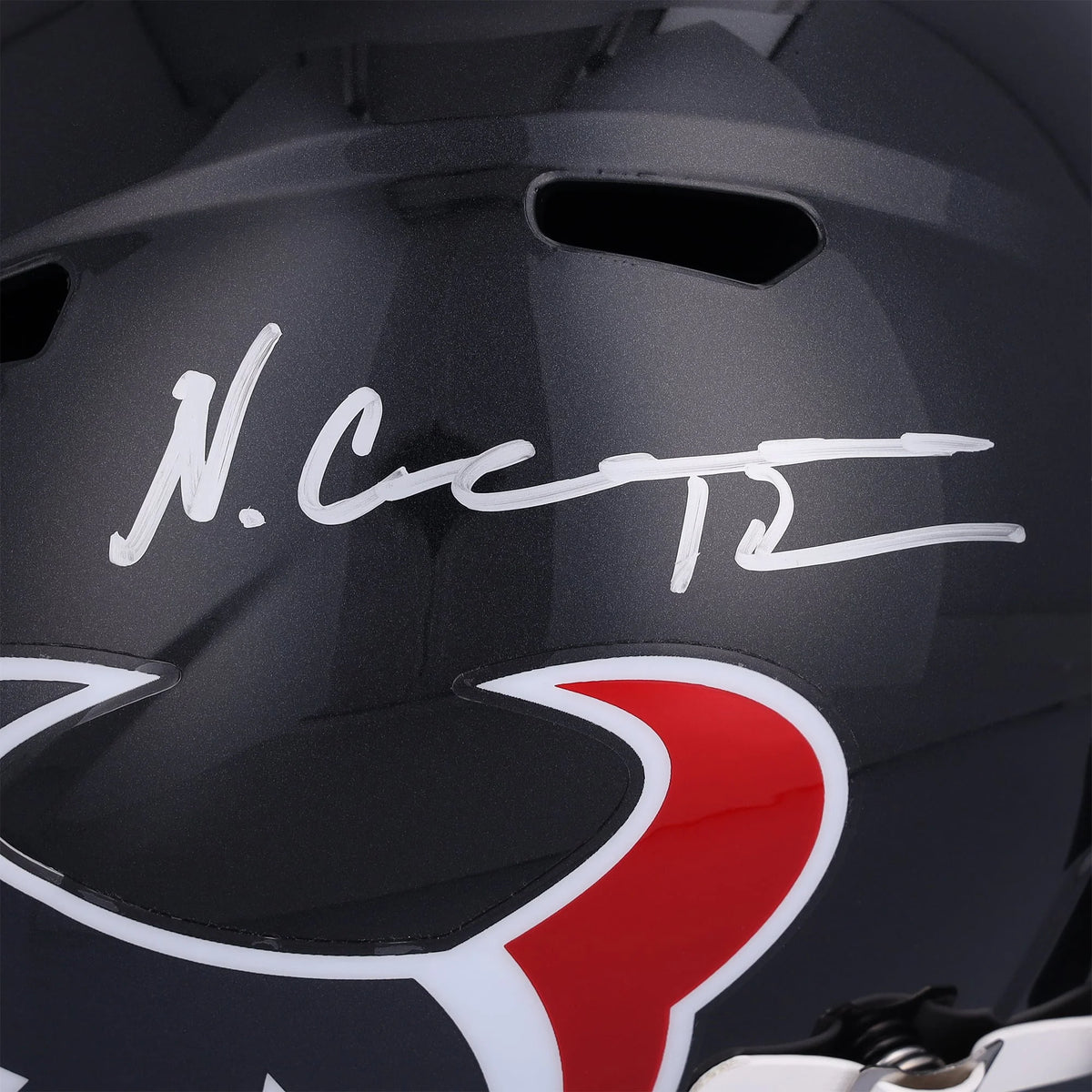 Nico Collins Signed Houston Texans Riddell Speed Replica Helmet | WRHLTCO0100