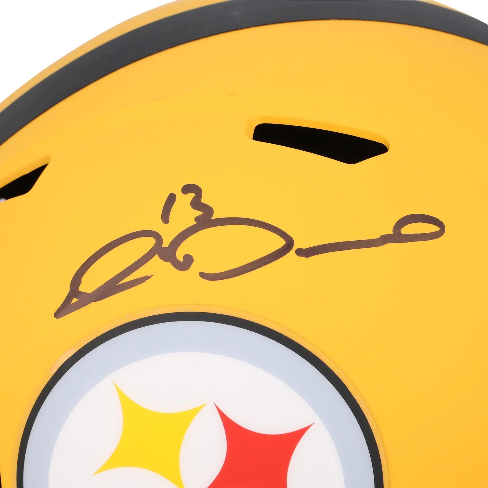 Rico Dowdle Signed Pittsburgh Steelers Replica Helmet | 2025 Alternate