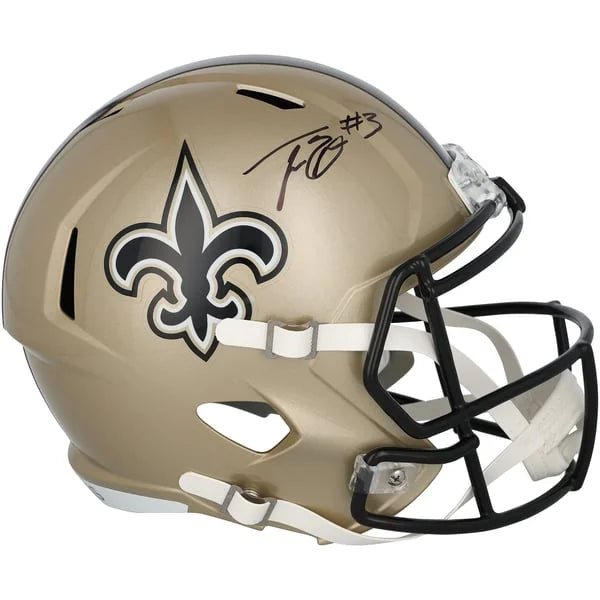 Travis Etienne Jr Signed Riddell Speed Replica Helmet | New Orleans Saints | WRHLTET0004