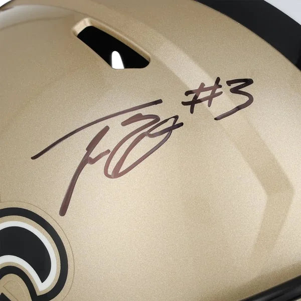 Travis Etienne Jr Signed Riddell Speed Replica Helmet | New Orleans Saints | WRHLTET0004