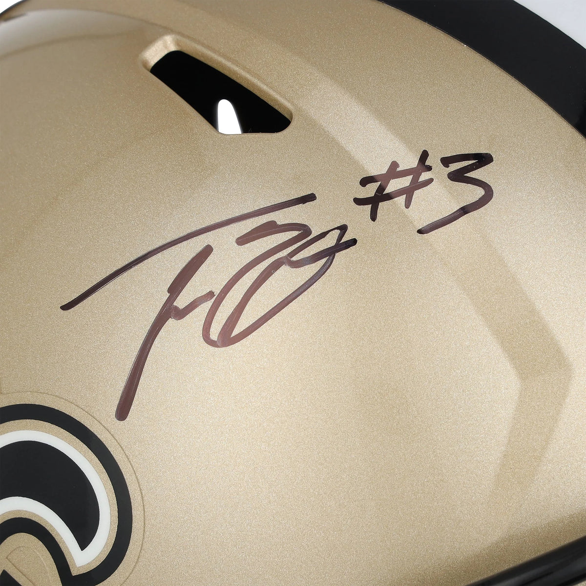 Travis Etienne Jr Signed Riddell Speed Replica Helmet | New Orleans Saints | WRHLTET0004