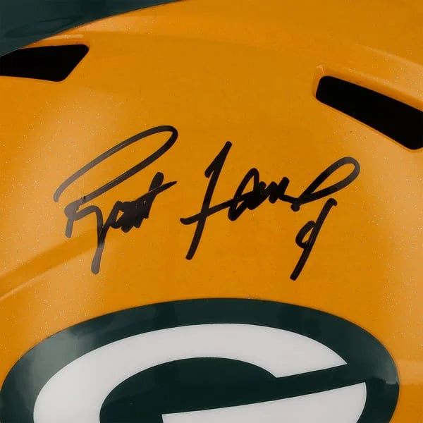 Brett Favre Signed Riddell Speed Replica Helmet | Green Bay Packers | WRHLTFA0013