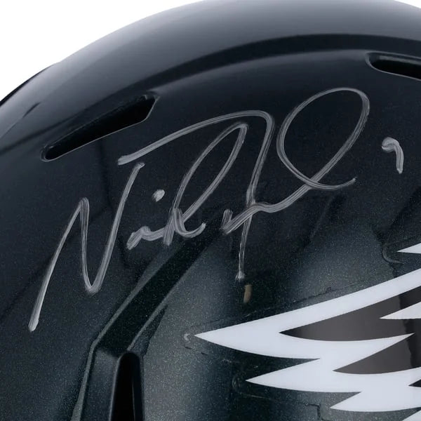 Nick Foles Signed Philadelphia Eagles Riddell Speed Replica Helmet | Super | WRHLTFO0037