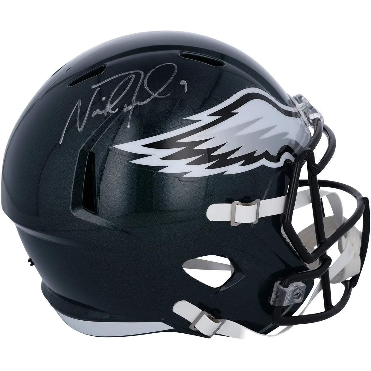 Nick Foles Signed Philadelphia Eagles Riddell Speed Replica Helmet | Super | WRHLTFO0037