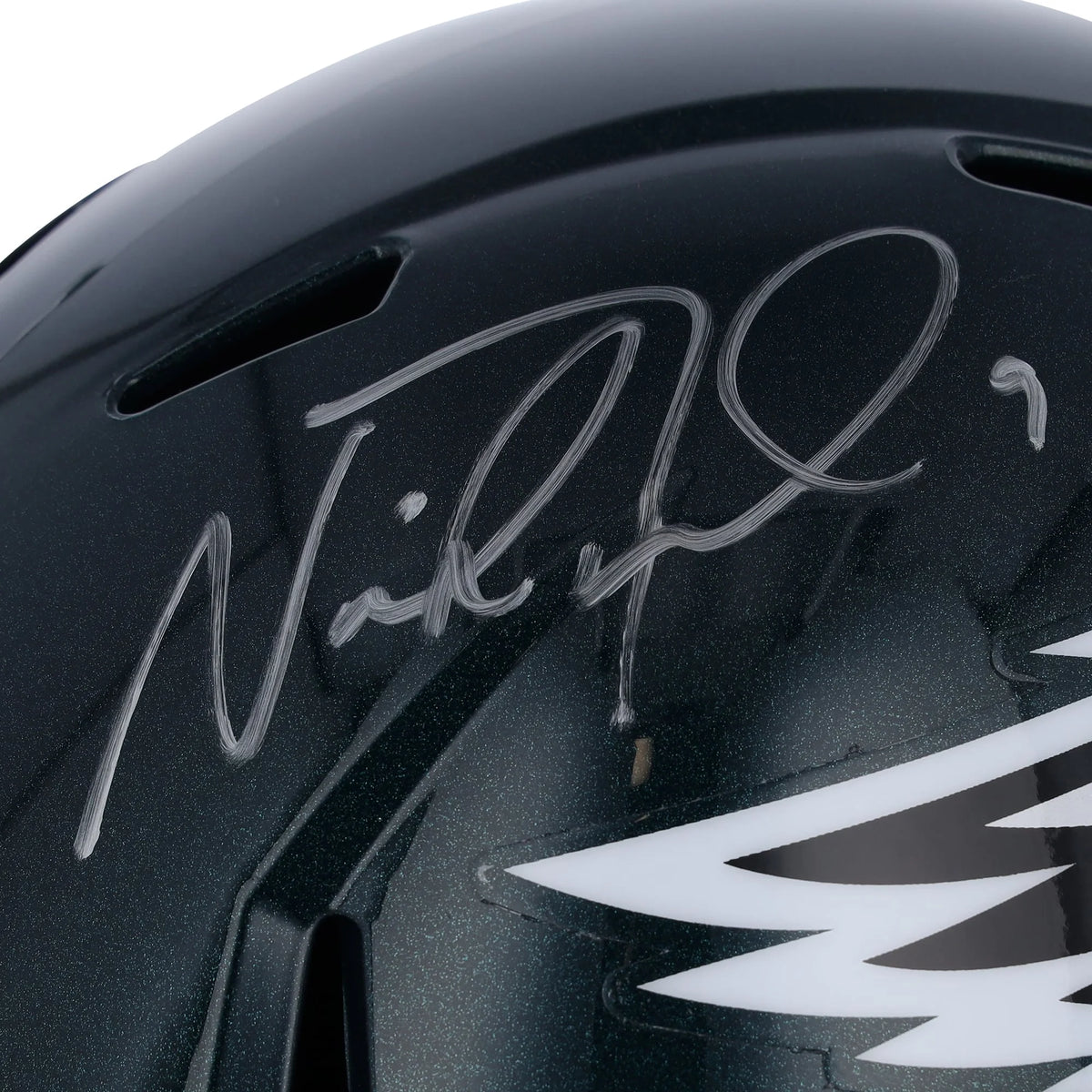 Nick Foles Signed Philadelphia Eagles Riddell Speed Replica Helmet | Super | WRHLTFO0037