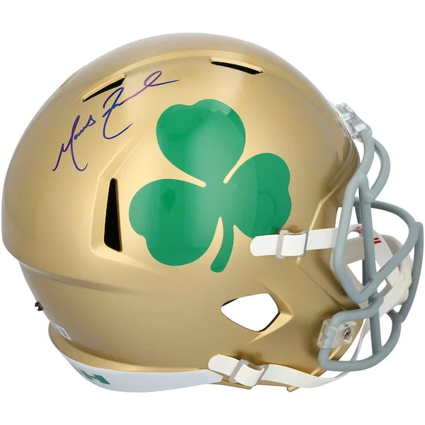 Marcus Freeman Signed Notre Dame Fighting Irish Riddell Helmet | Authenticated