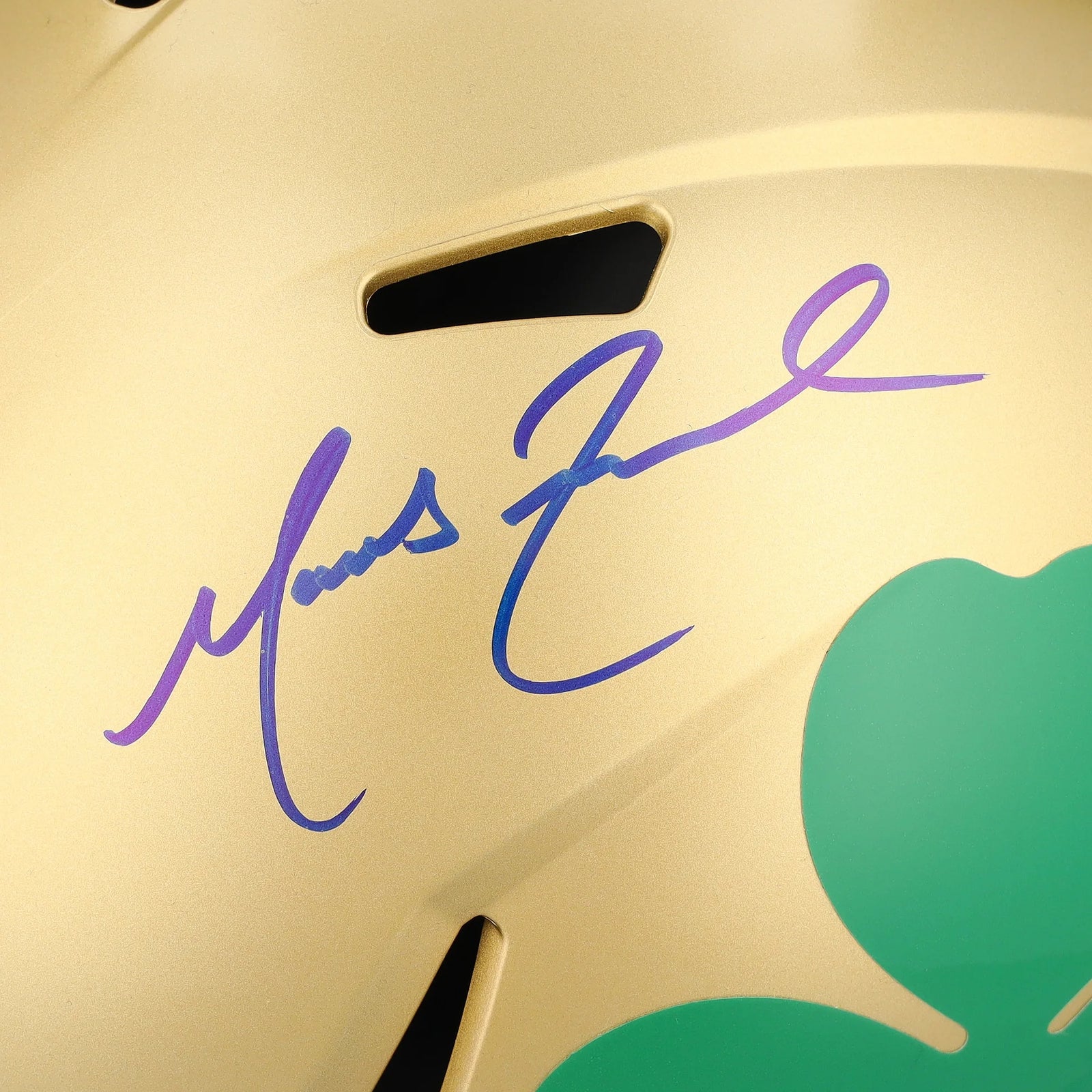 Marcus Freeman Signed Notre Dame Fighting Irish Riddell Helmet | Authenticated