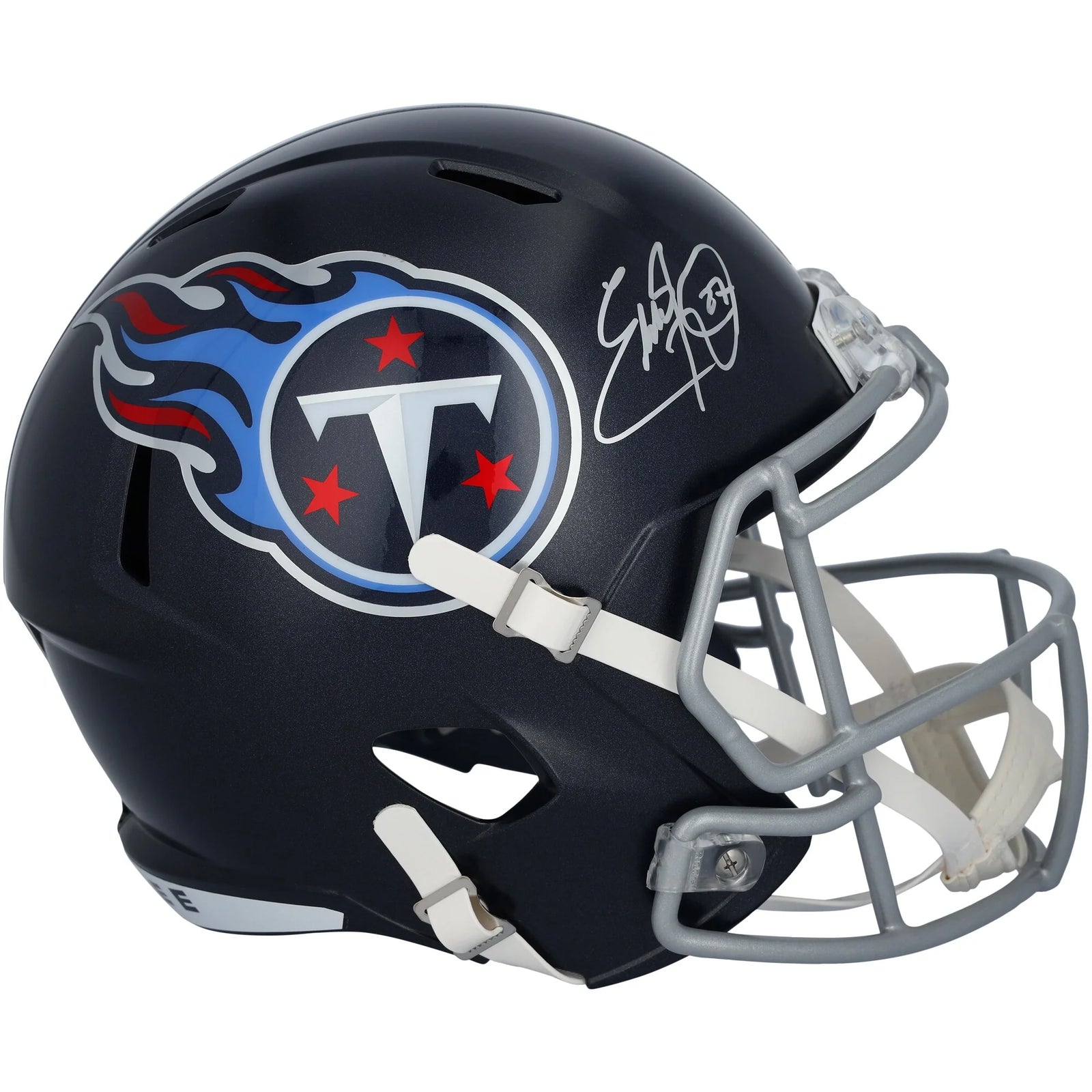 Eddie George Signed Riddell Speed Replica Helmet | Tennessee Titans