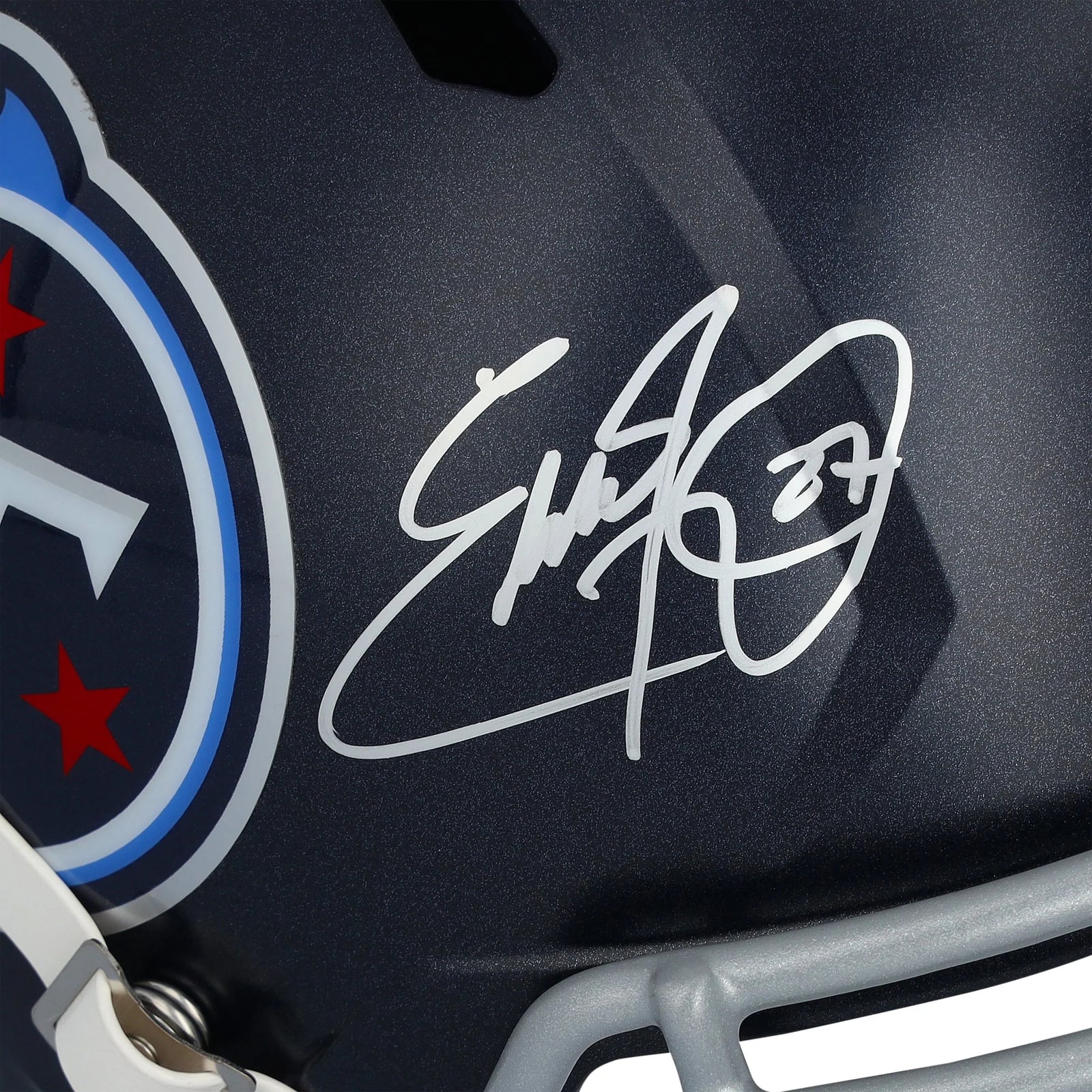 Eddie George Signed Riddell Speed Replica Helmet | Tennessee Titans