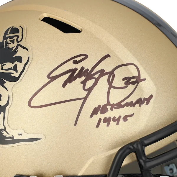 Eddie George Signed Ohio State Heisman Replica Helmet | 1995 Inscription