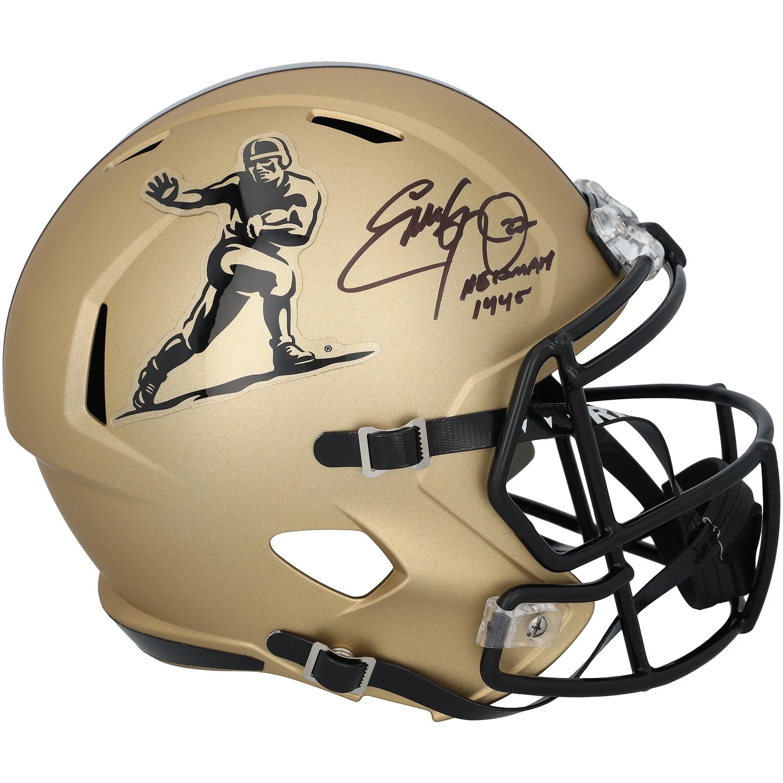 Eddie George Signed Ohio State Heisman Replica Helmet | 1995 Inscription