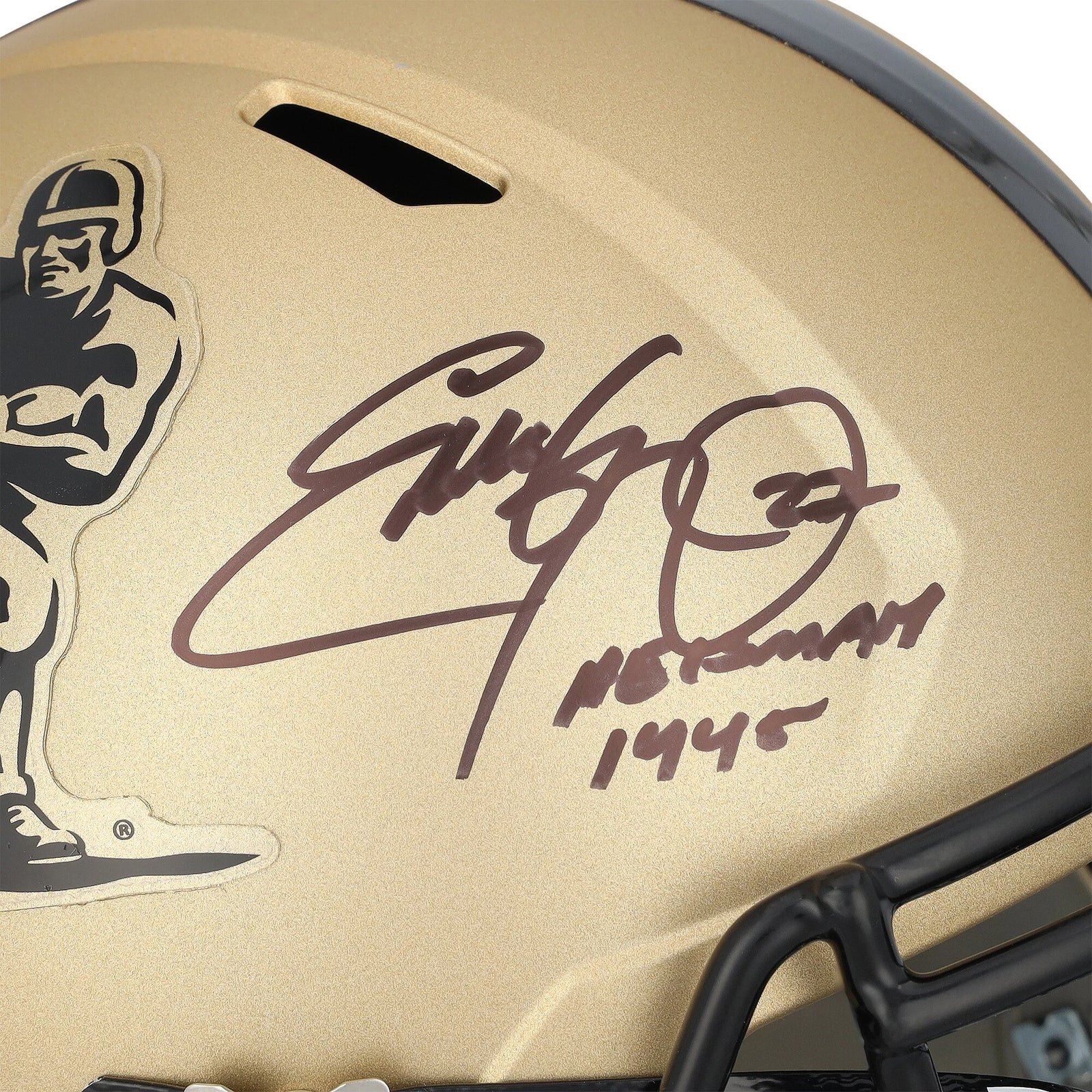 Eddie George Signed Ohio State Heisman Replica Helmet | 1995 Inscription