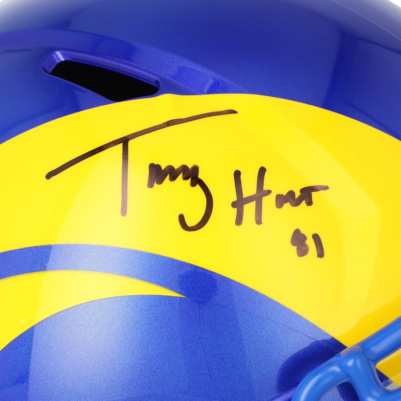 Torry Holt Signed Los Angeles Rams Riddell 2020 Helmet | Authenticated