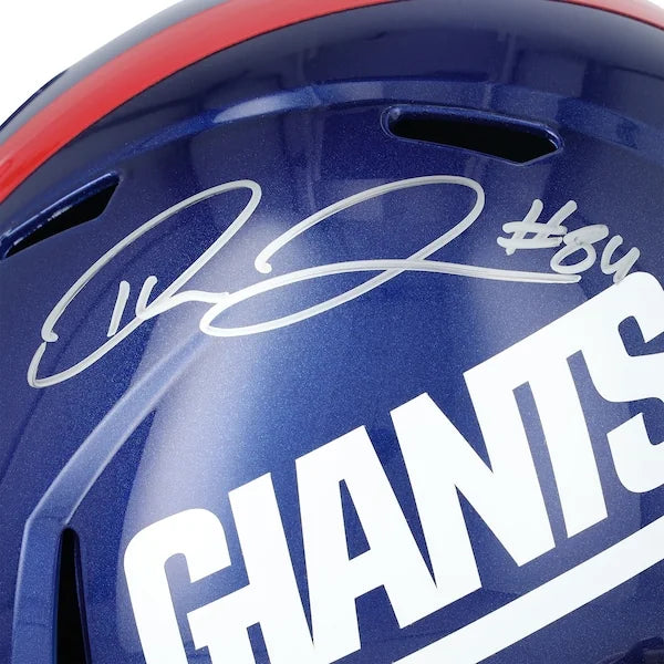 Theo Johnson Signed Giants 2022 Color Rush Helmet | Authenticated
