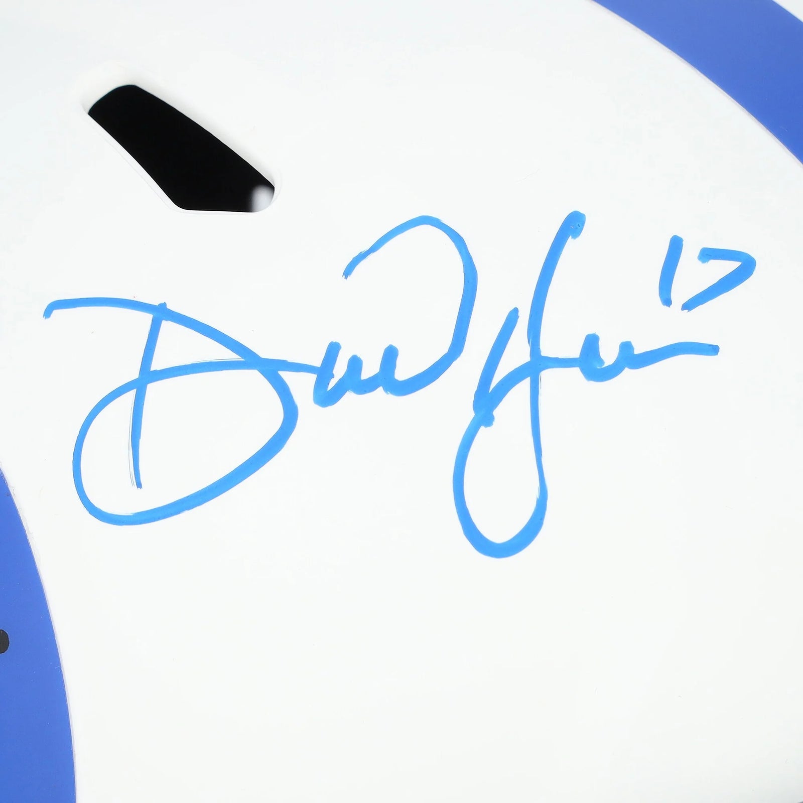 Daniel Jones Signed Riddell Lunar Speed Replica Helmet | Indianapolis Colts