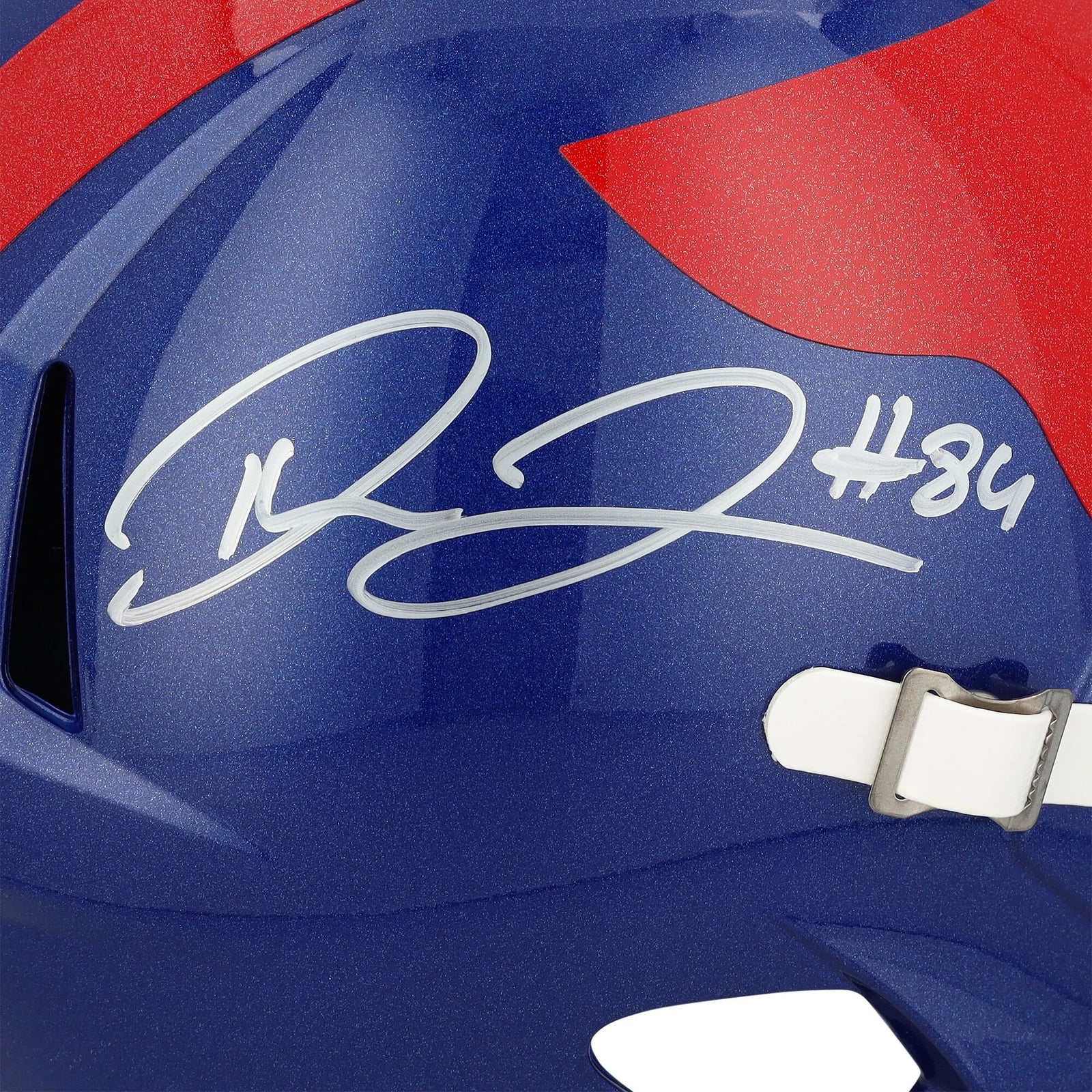 Theo Johnson Signed New York Giants Riddell Speed Helmet | 2024