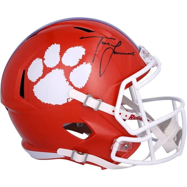 Trevor Lawrence Signed Clemson Tigers Riddell Speed Helmet | Authenticated | WRHLTLA0036