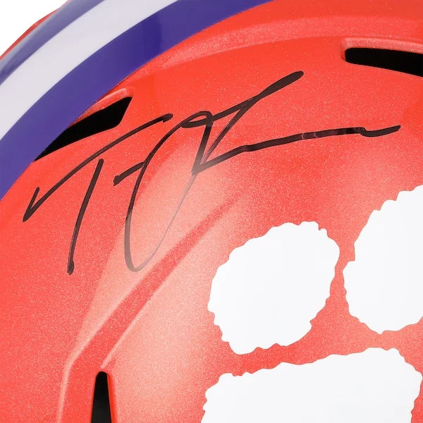 Trevor Lawrence Signed Clemson Tigers Riddell Helmet | 2018 CFP Champions