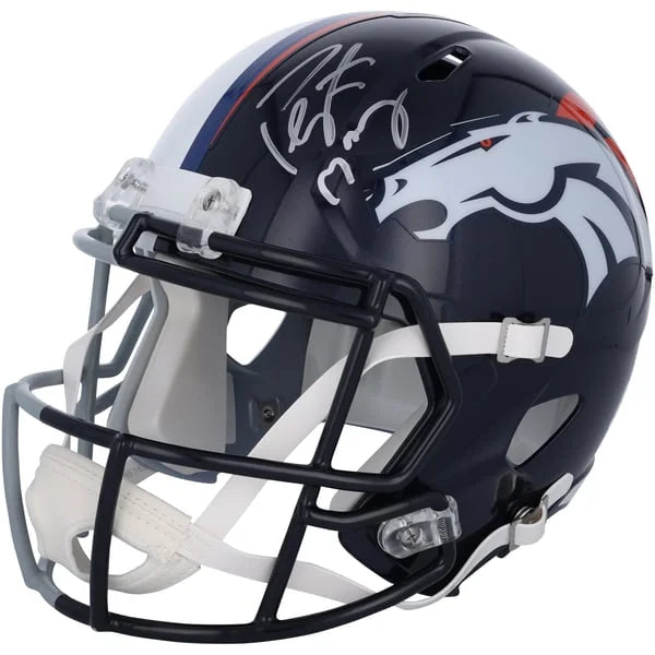 Peyton Manning Signed Half & Half Riddell Speed Helmet | Colts & Broncos | WRHLTMA0201
