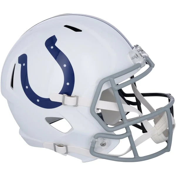 Peyton Manning Signed Half & Half Riddell Speed Helmet | Colts & Broncos | WRHLTMA0201