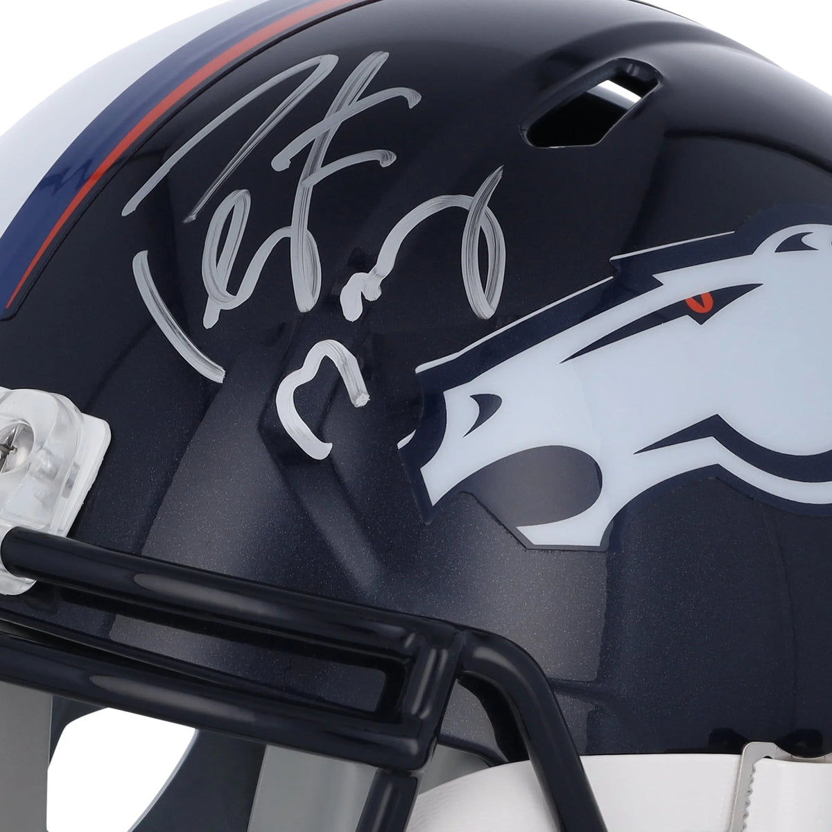 Peyton Manning Signed Half & Half Riddell Speed Helmet | Colts & Broncos | WRHLTMA0201