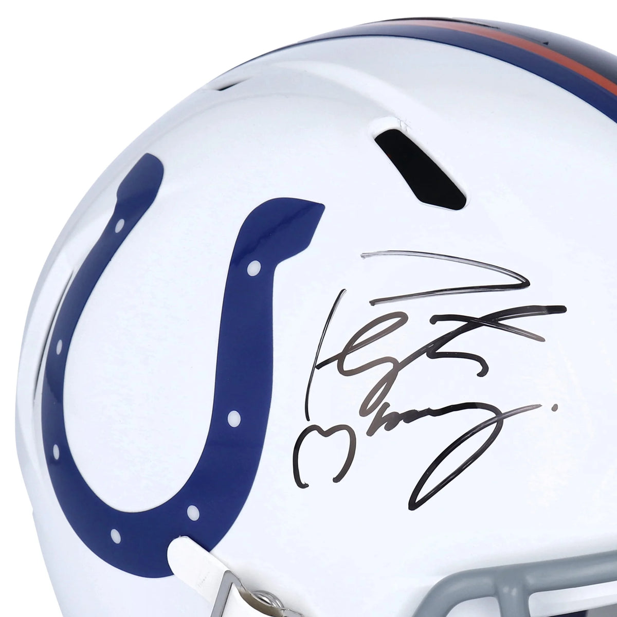 Peyton Manning Signed Half & Half Riddell Speed Helmet | Colts & Broncos | WRHLTMA0201