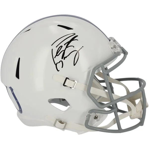 Peyton Manning Signed Colts Riddell Helmet | 2021 Throwback Logo | WRHLTMA0202