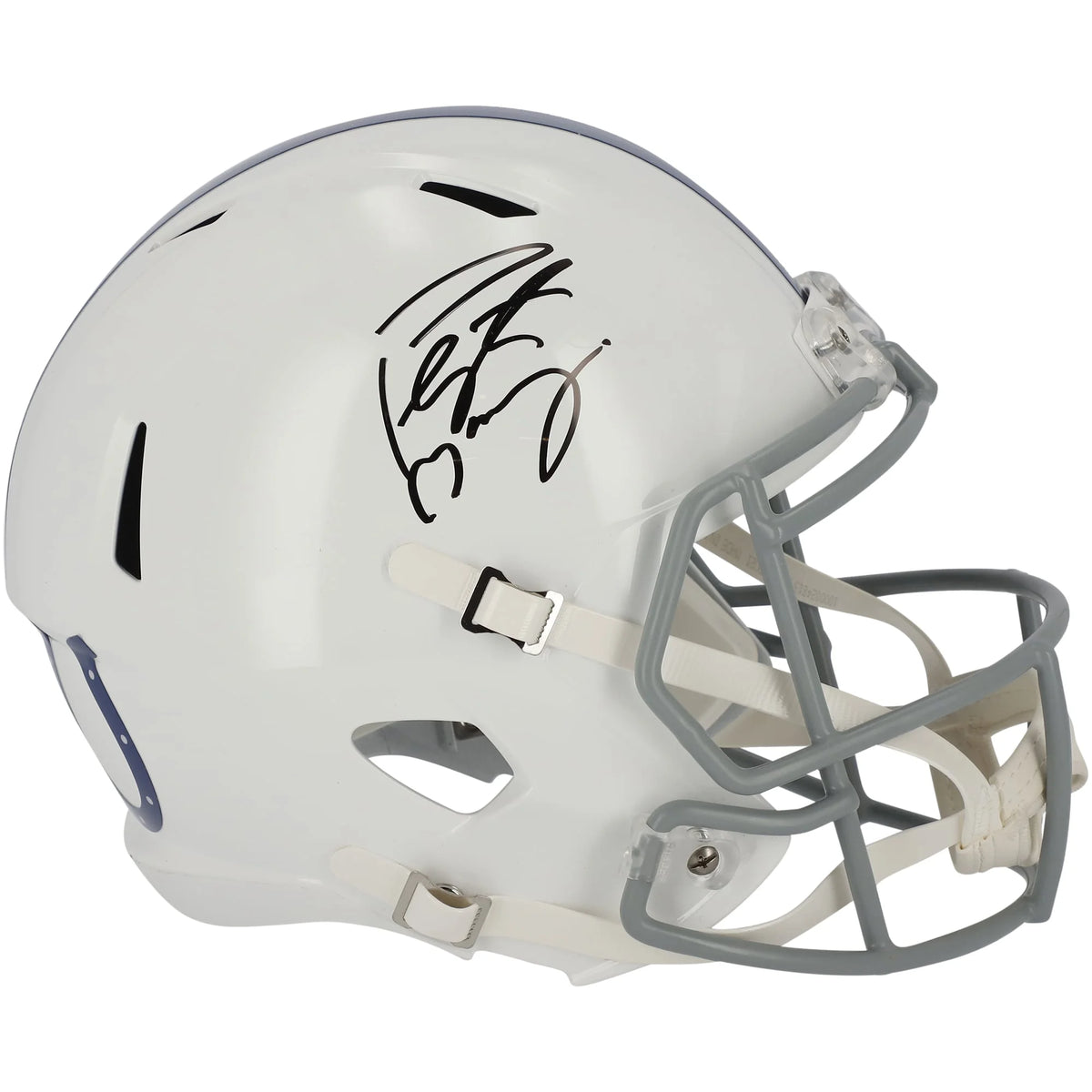 Peyton Manning Signed Colts Riddell Helmet | 2021 Throwback Logo | WRHLTMA0202