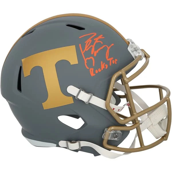 Peyton Manning Signed Tennessee Volunteers Riddell Helmet | Rocky Top | WRHLTMA0280