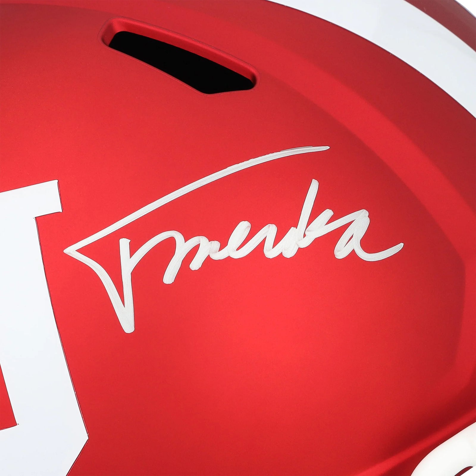 Fernando Mendoza Signed Indiana Hoosiers Riddell Speed Replica Helmet | 2025 Heisman