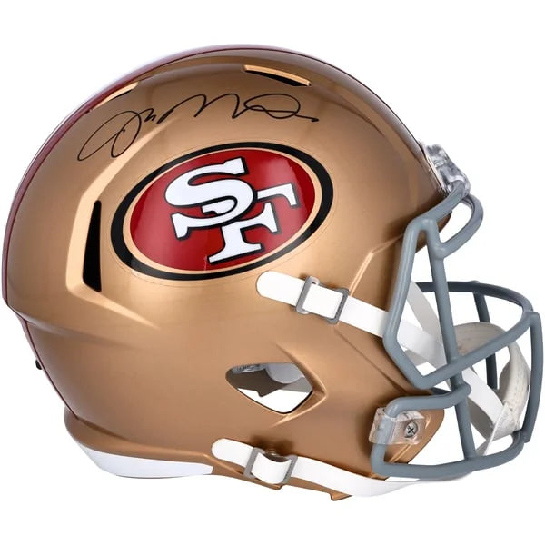 Joe Montana Signed San Francisco 49ers Replica Helmet | Authenticated | WRHLTMO0065