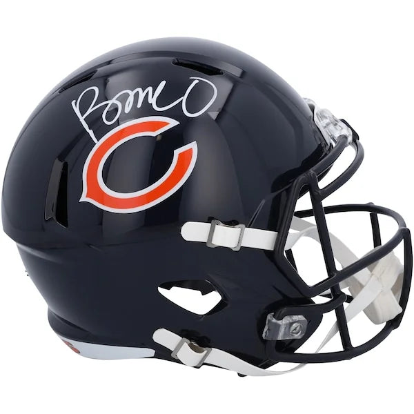 Rome Odunze Signed Chicago Bears Riddell Speed Replica Helmet | 2024 Draft Pick