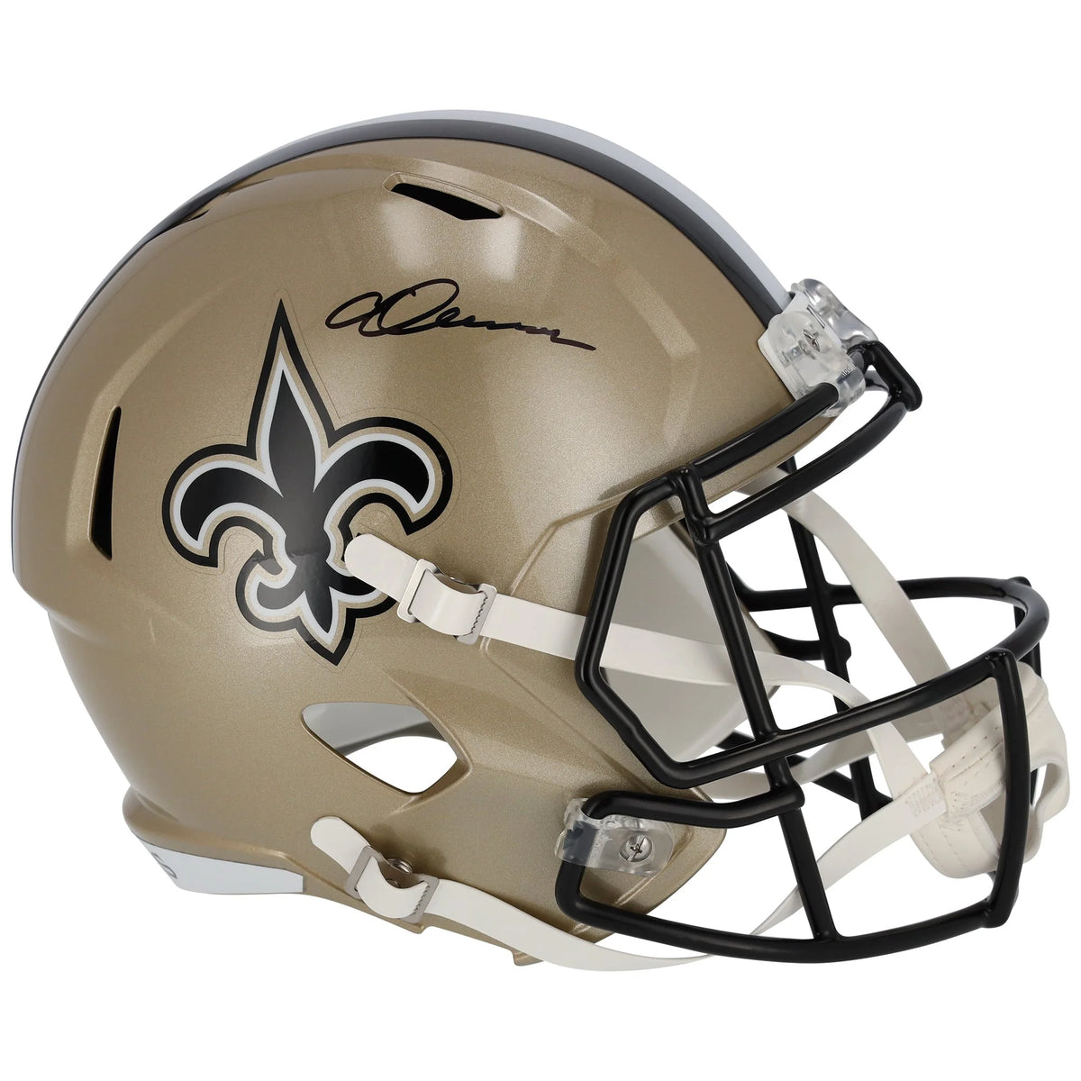 Chris Olave Signed Riddell Speed Replica Helmet | New Orleans Saints | WRHLTOL0008