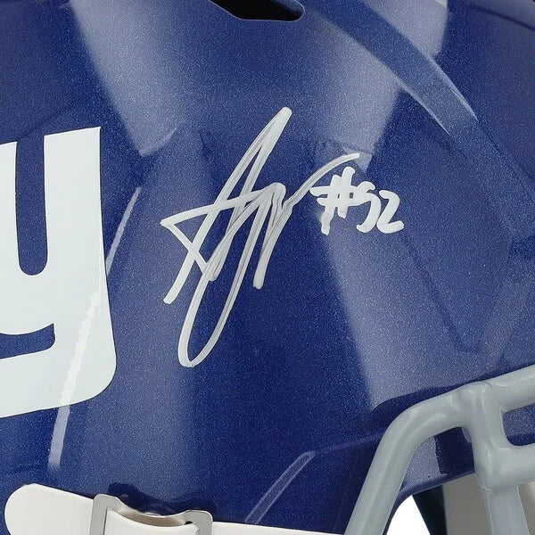 Arvell Reese Signed New York Giants Riddell Speed Replica Helmet | Authenticated