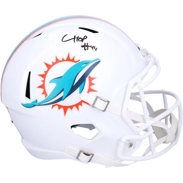 Chop Robinson Signed Riddell Speed Replica Helmet | Miami Dolphins