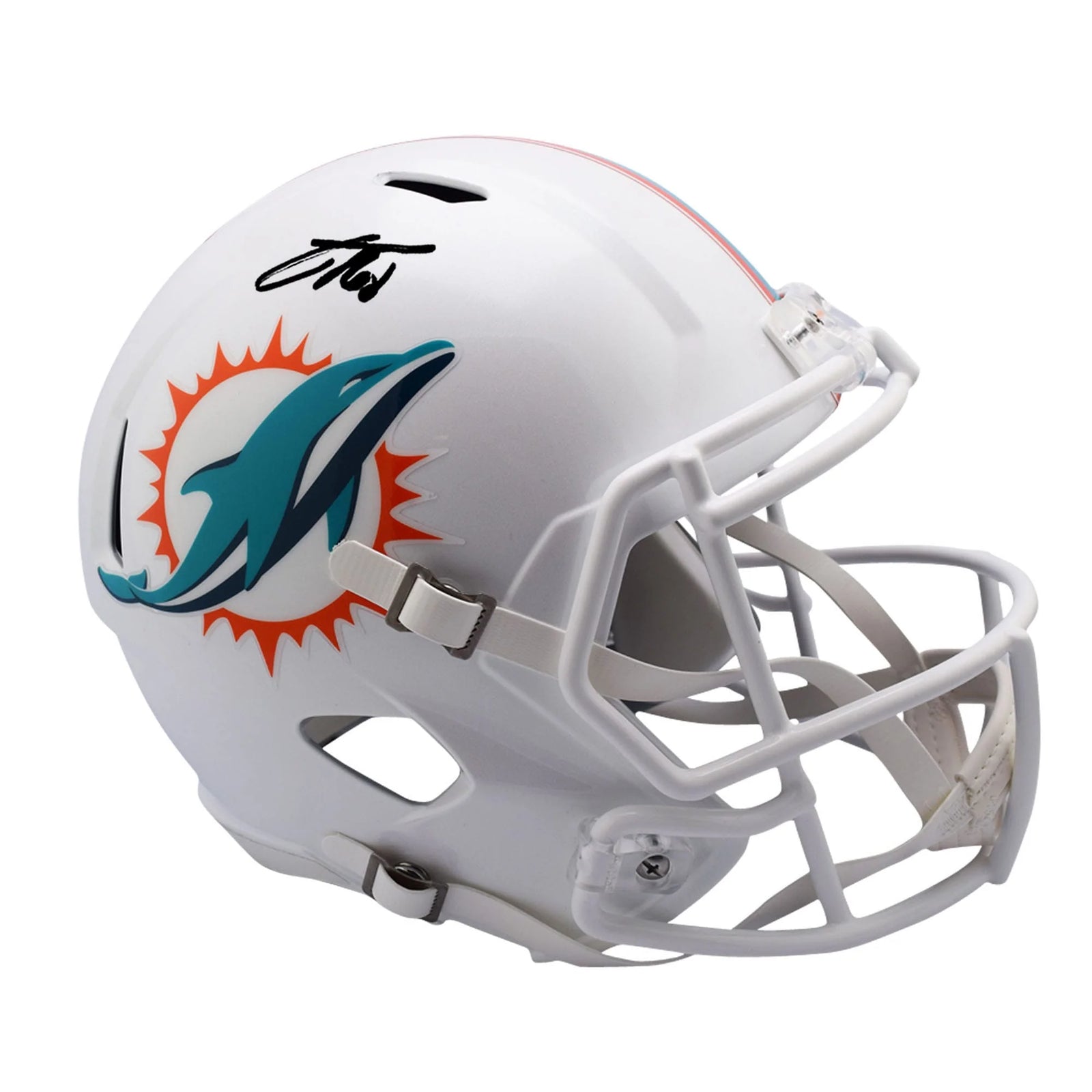 Jacob Rodriguez Signed Miami Dolphins Riddell Speed Replica Helmet
