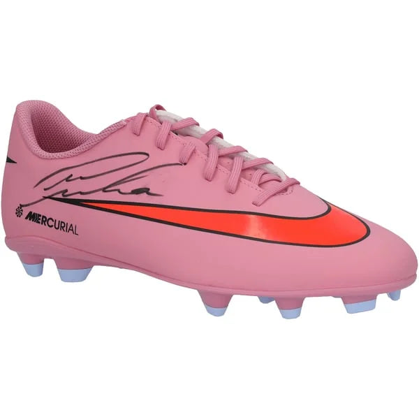 Matheus Cunha Signed Brazil Nike Mercurial Cleat | Pink | WSHOECU0058