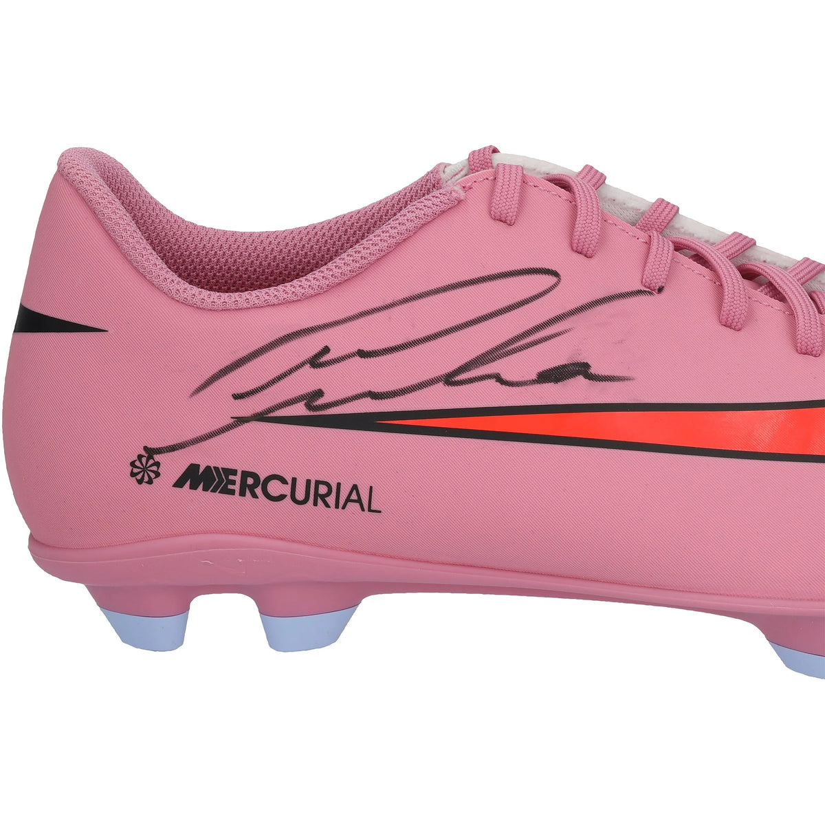 Matheus Cunha Signed Brazil Nike Mercurial Cleat | Pink | WSHOECU0058