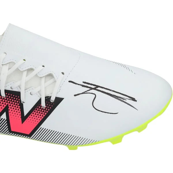 Eberechi Eze Signed Arsenal New Balance Furon Soccer Cleat | Authenticated | WSHOEEZ0002