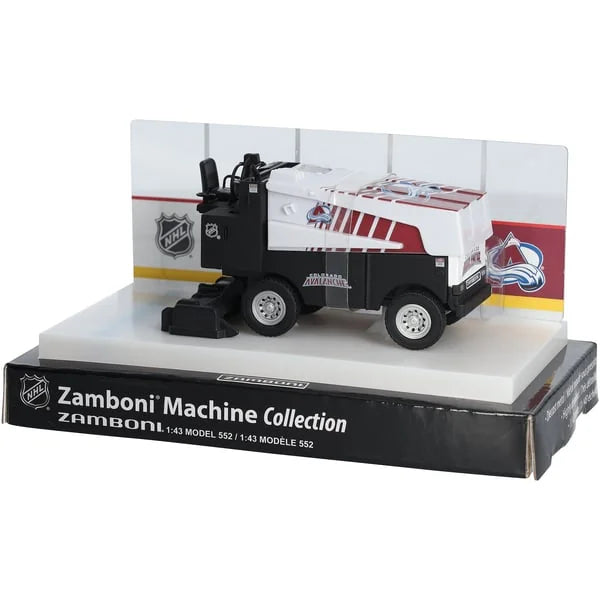 Colorado Avalanche 2026-27 Die-Cast Zamboni | 1:43 Scale with Arena Stand