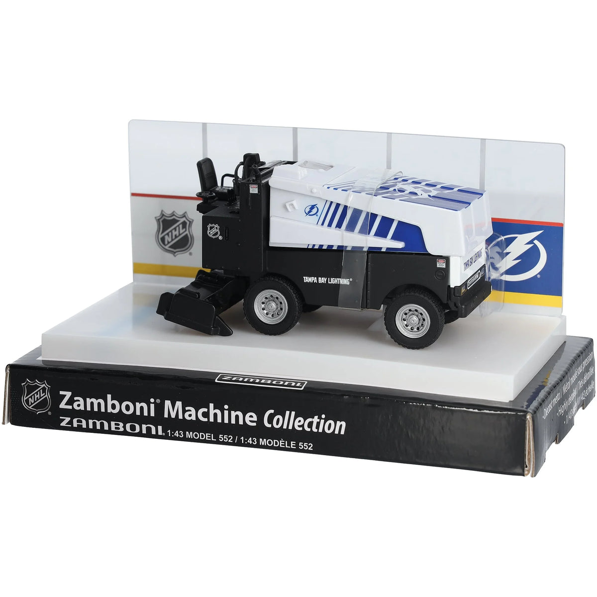 Tampa Bay Lightning 2026-27 Die-Cast Zamboni | 1:43 Scale with Arena Stand