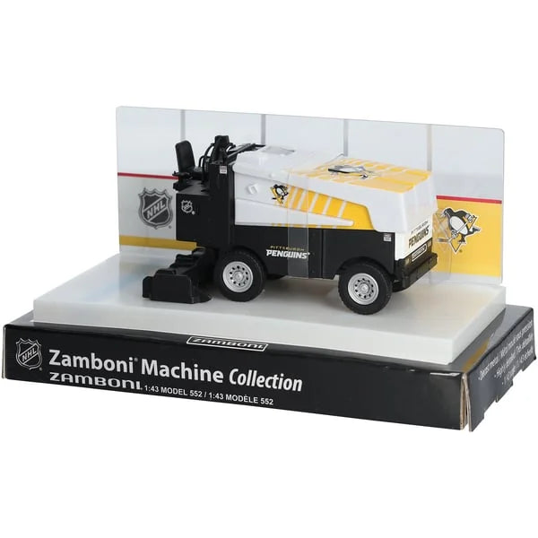 Pittsburgh Penguins 2026-27 Die-Cast Zamboni | 1:43 Scale with Arena Stand