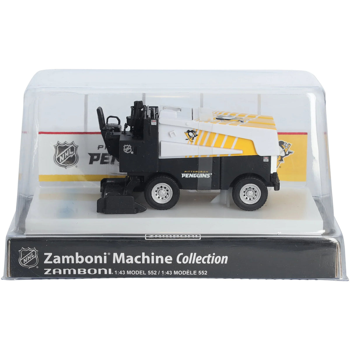 Pittsburgh Penguins 2026-27 Die-Cast Zamboni | 1:43 Scale with Arena Stand